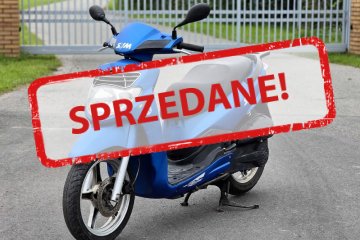 Skuter na dużych kołach SYM 125/50 125 rejestrowany na 50