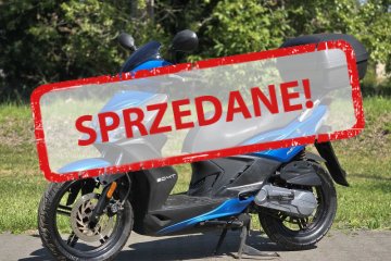 kYMCO AGILITY 16+ na dużych kołach 16" z kufrem