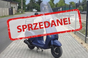 Skuter jak vespa AGM VX50 z szyba / tylko 3 tys km / możliwe raty