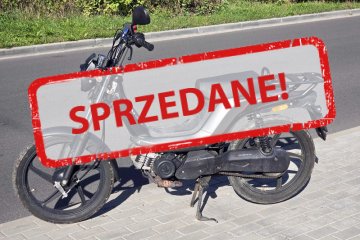 Motorower automat z rozrusznikiem  Rieju BYE BIKE 50 ( komarek romet )