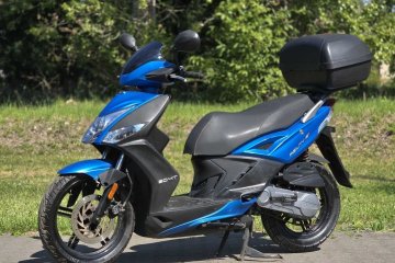 kYMCO AGILITY 16+ na dużych kołach 16" z kufrem
