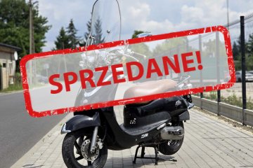 SYM ALLO klasyczny skuter w stylu retro na dowód 50 4t