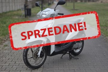 Markowy skuter Ho da vision NSC 50 4t na duzych kolach