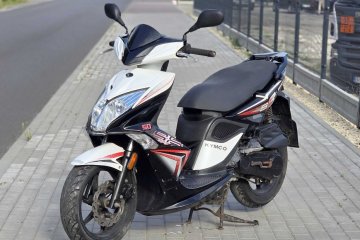 Kymco super 8 50 4T na dużych kołach 14" \ 2 amortyzatory \ 2020 rok