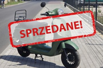 Skuter LA SOURIS 50 4T khaki styl VESPA