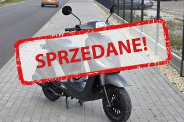 Skuter na dowód La Souris FLY  50 4T * światła LED * na wtrysku paliwa
