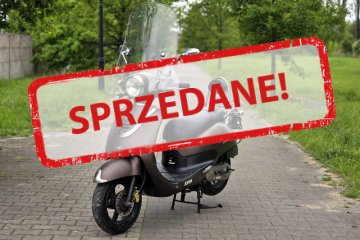 SYM ALLO GT 50 4T z wysoko szybą styl retro
