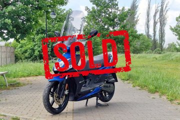 Skuter na dużych kołach KYMCO AGILITY 16+ city z wysoką szybą